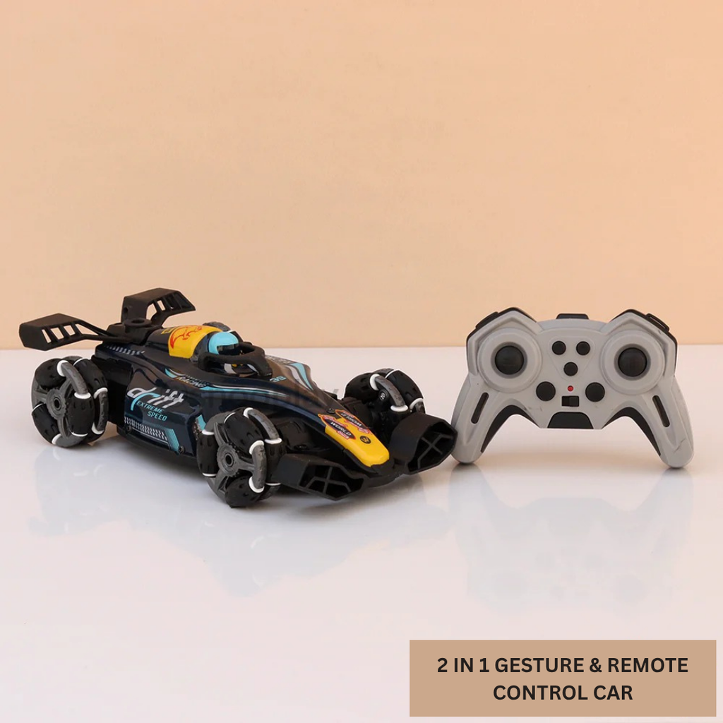2 in 1 Gesture Control and Remote Control Racing Car