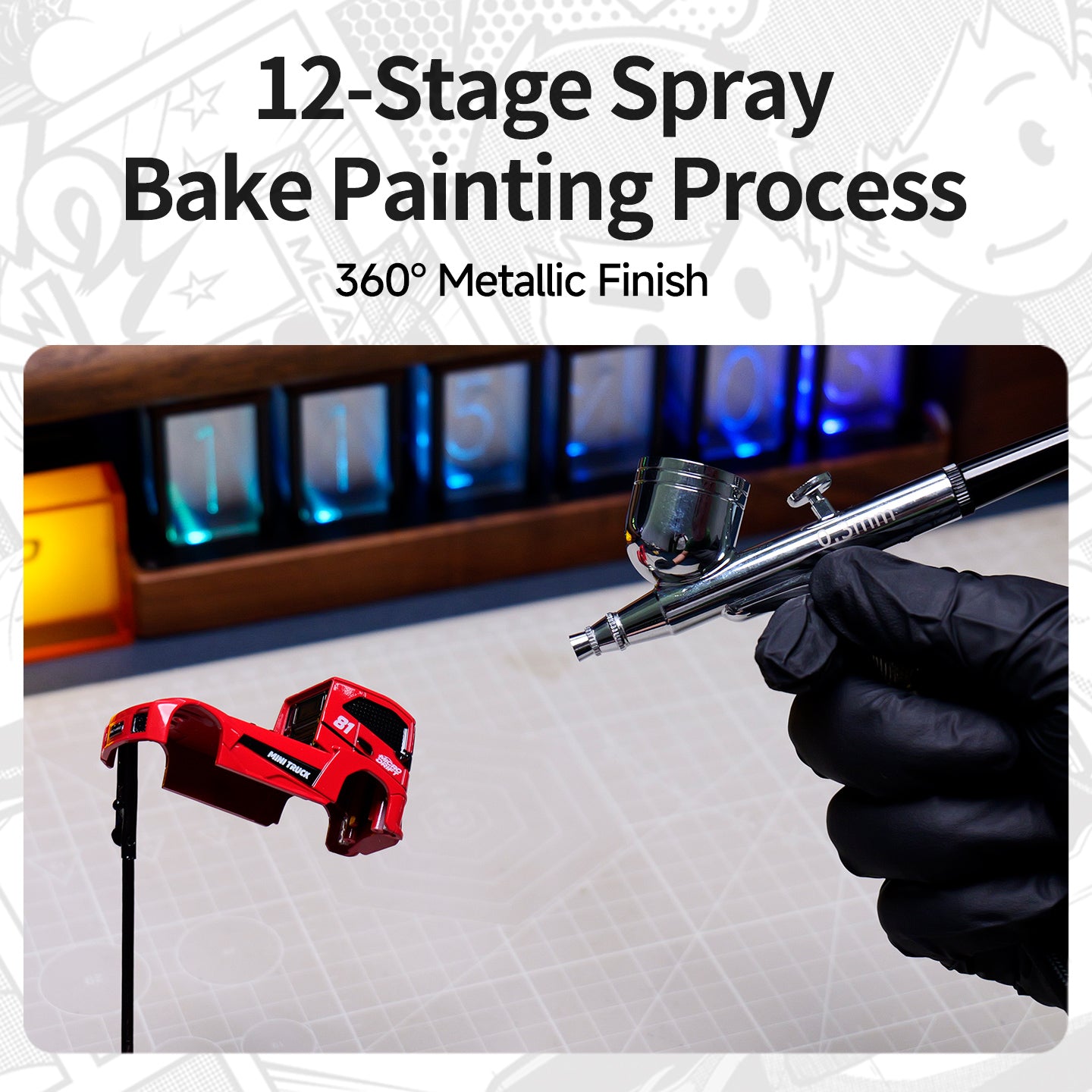 1:87 4WD Truck Car Drift Car Remote Control Version