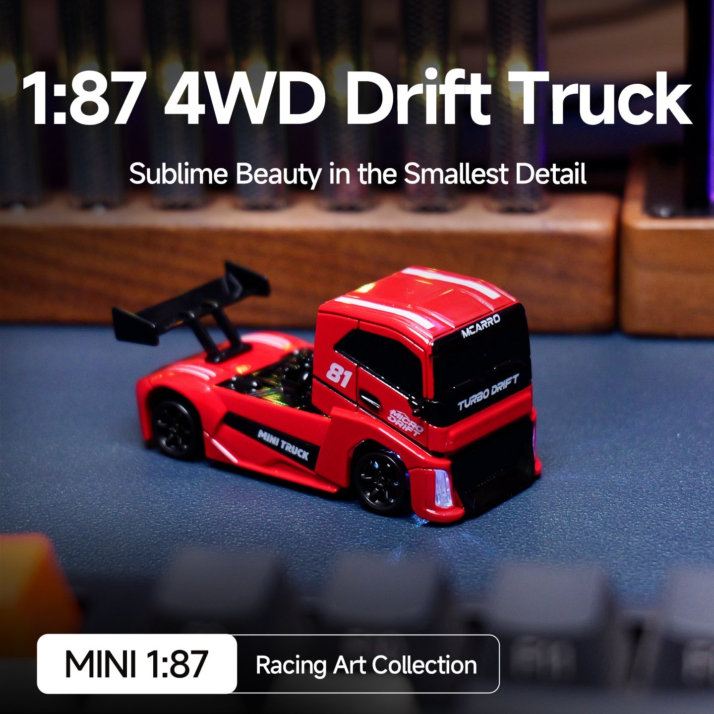 1:87 4WD Truck Car Drift Car Remote Control Version