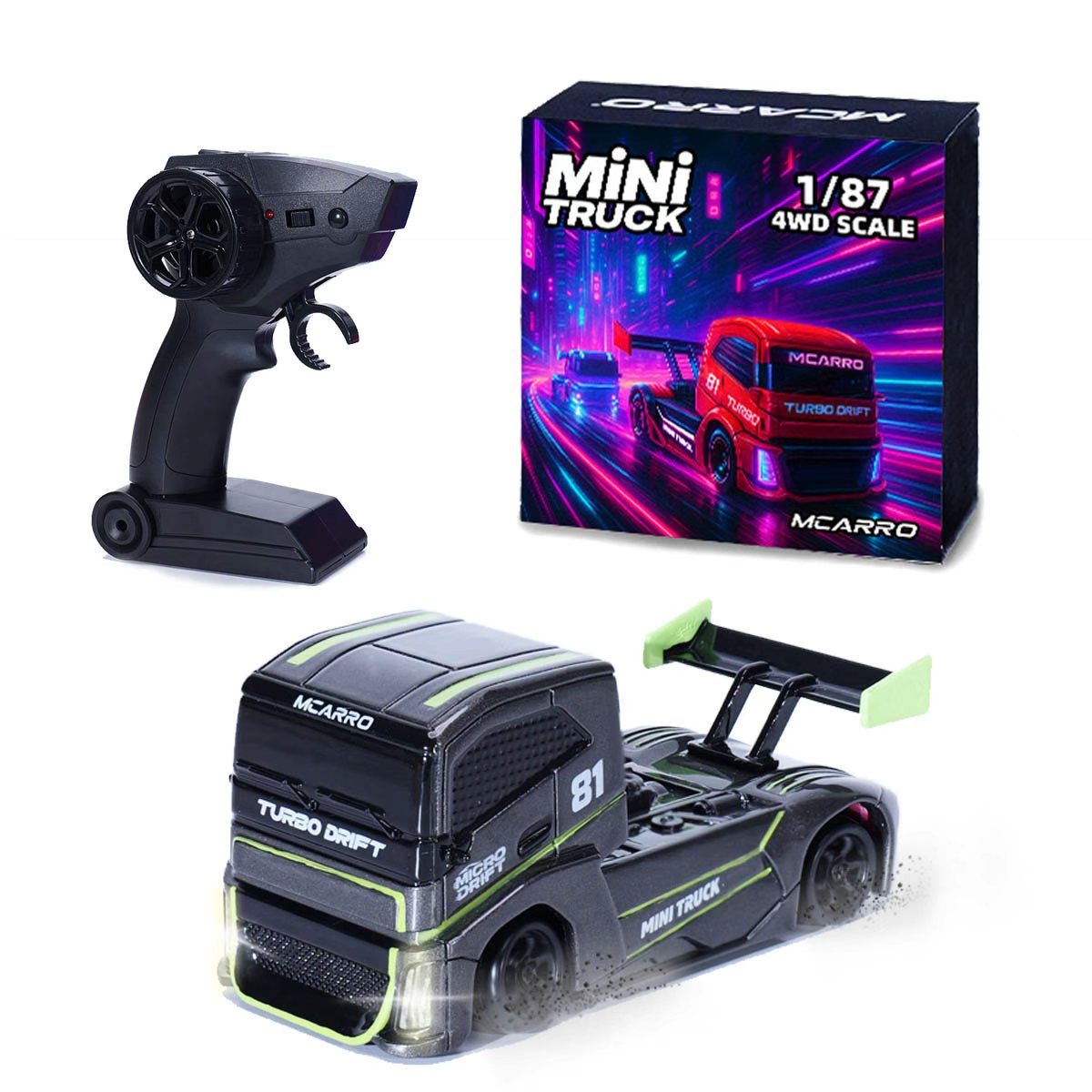 1:87 4WD Truck Car Drift Car Remote Control Version