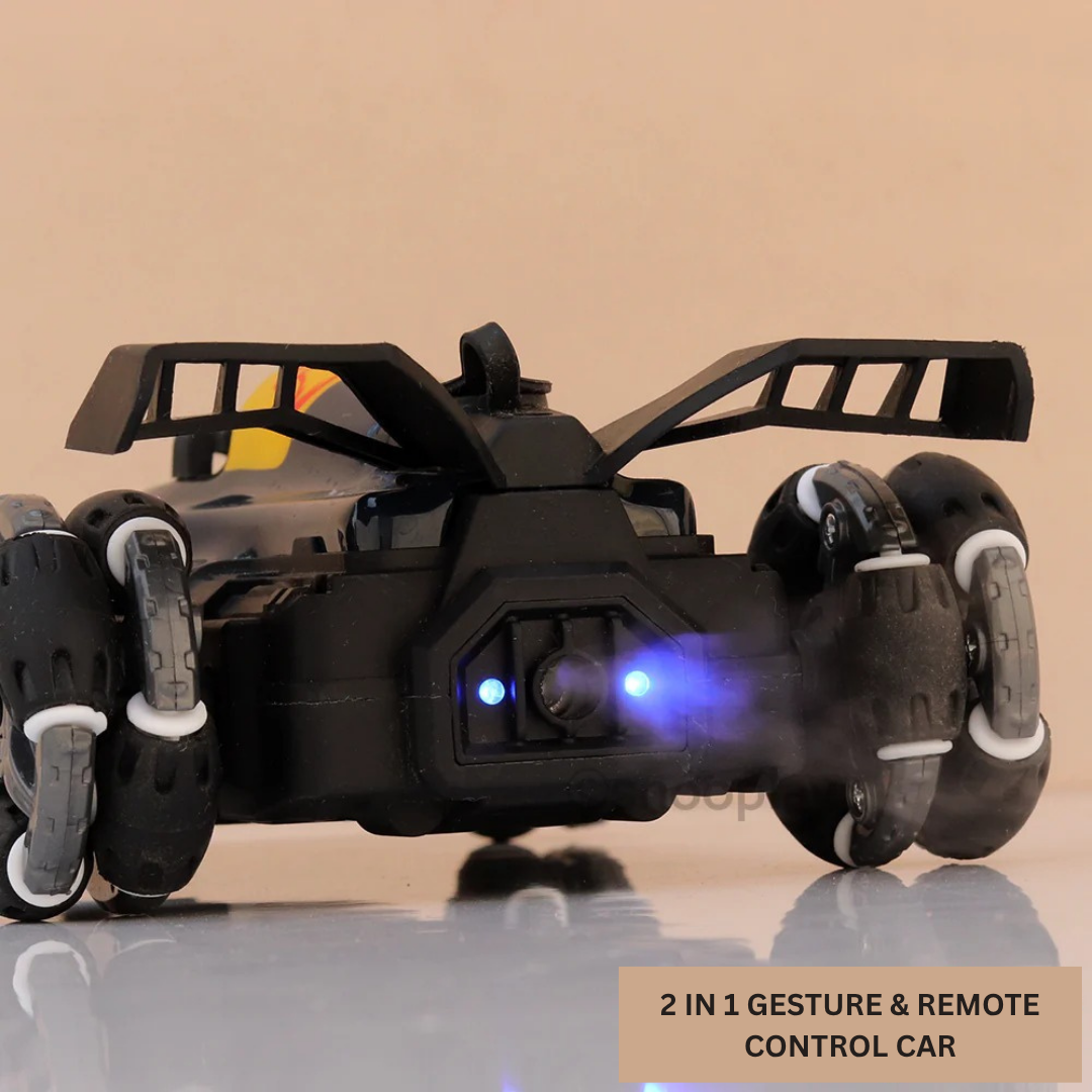 2 in 1 Gesture Control and Remote Control Racing Car