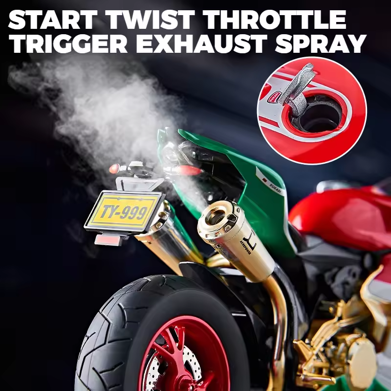 1:9 Diecast Ducati Bootable Spray Bike