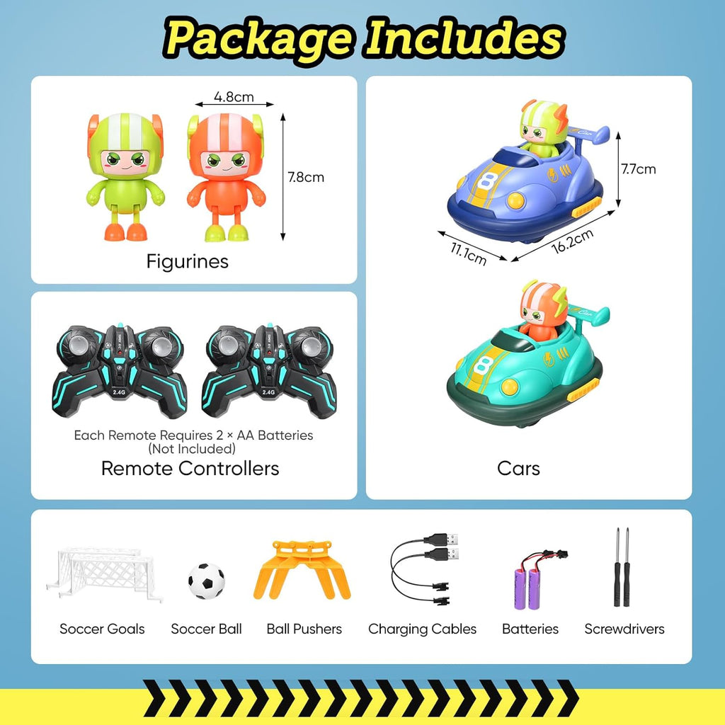 2 Player  Football Match Bumper Cars