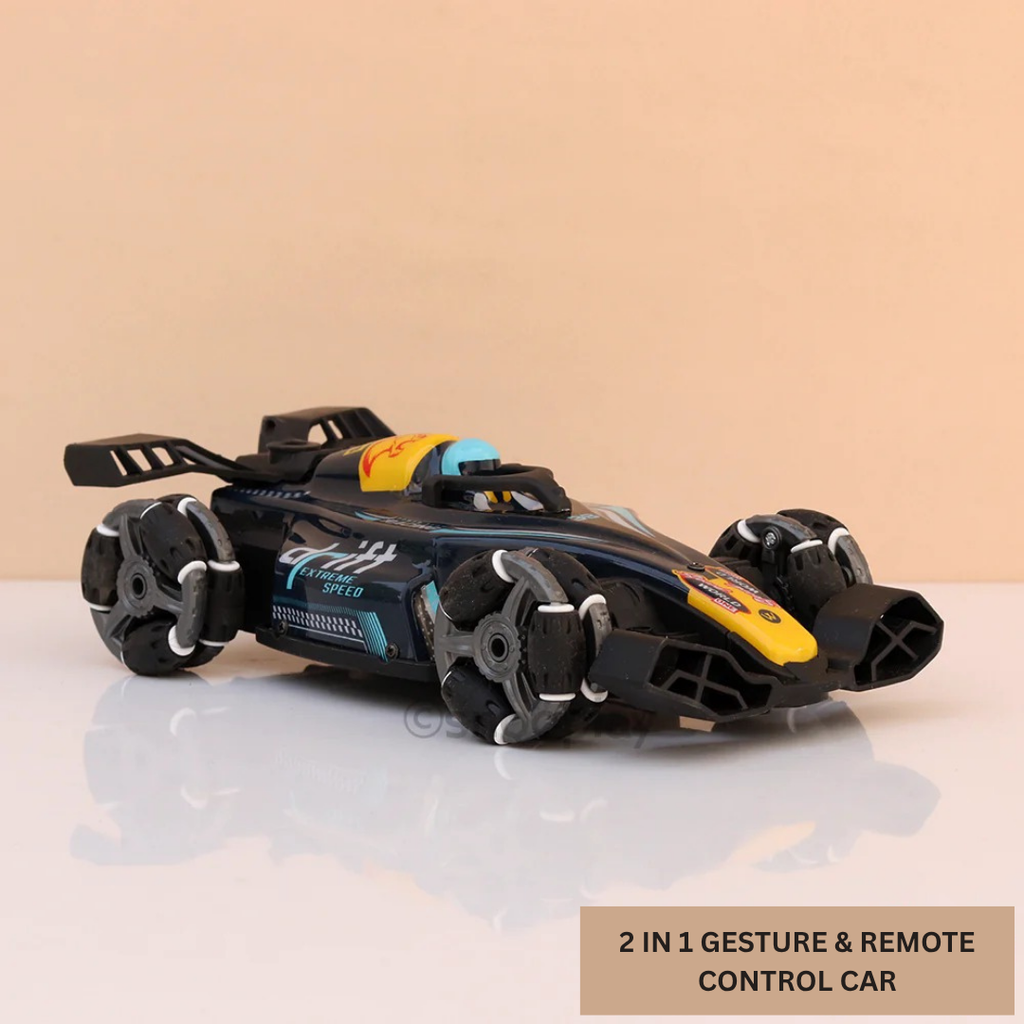 2 in 1 Gesture Control and Remote Control Racing Car