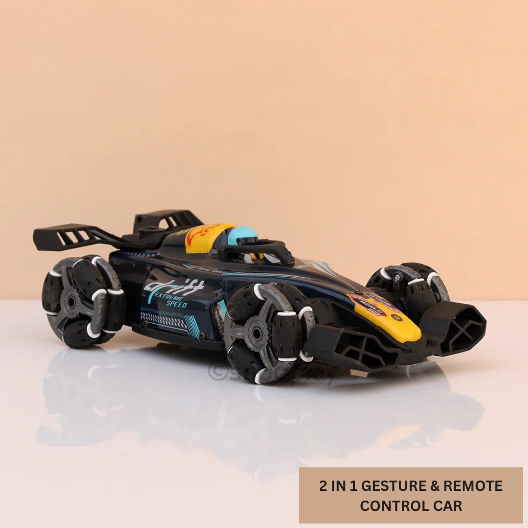 2 in 1 Gesture Control and Remote Control Racing Car