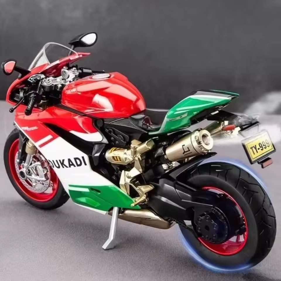 1:9 Diecast Ducati Bootable Spray Bike