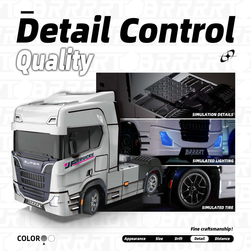 1/43 Drift RC Tractor Truck with Gyro