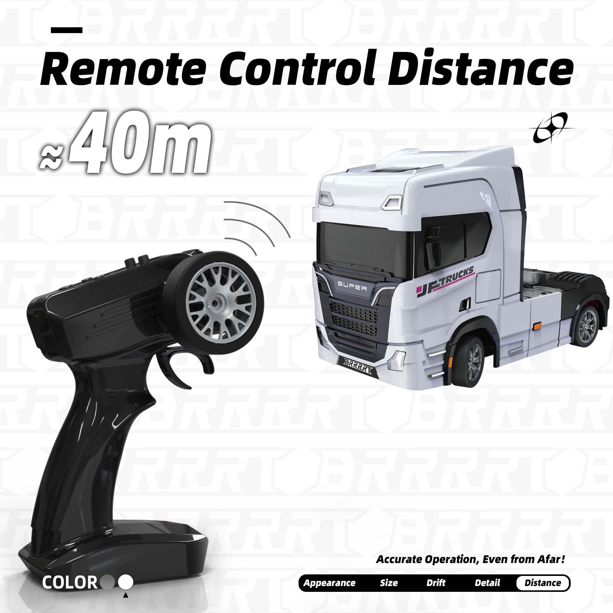 1/43 Drift RC Tractor Truck with Gyro