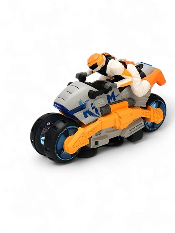 360° Futuristic Stunt Bike Toy
