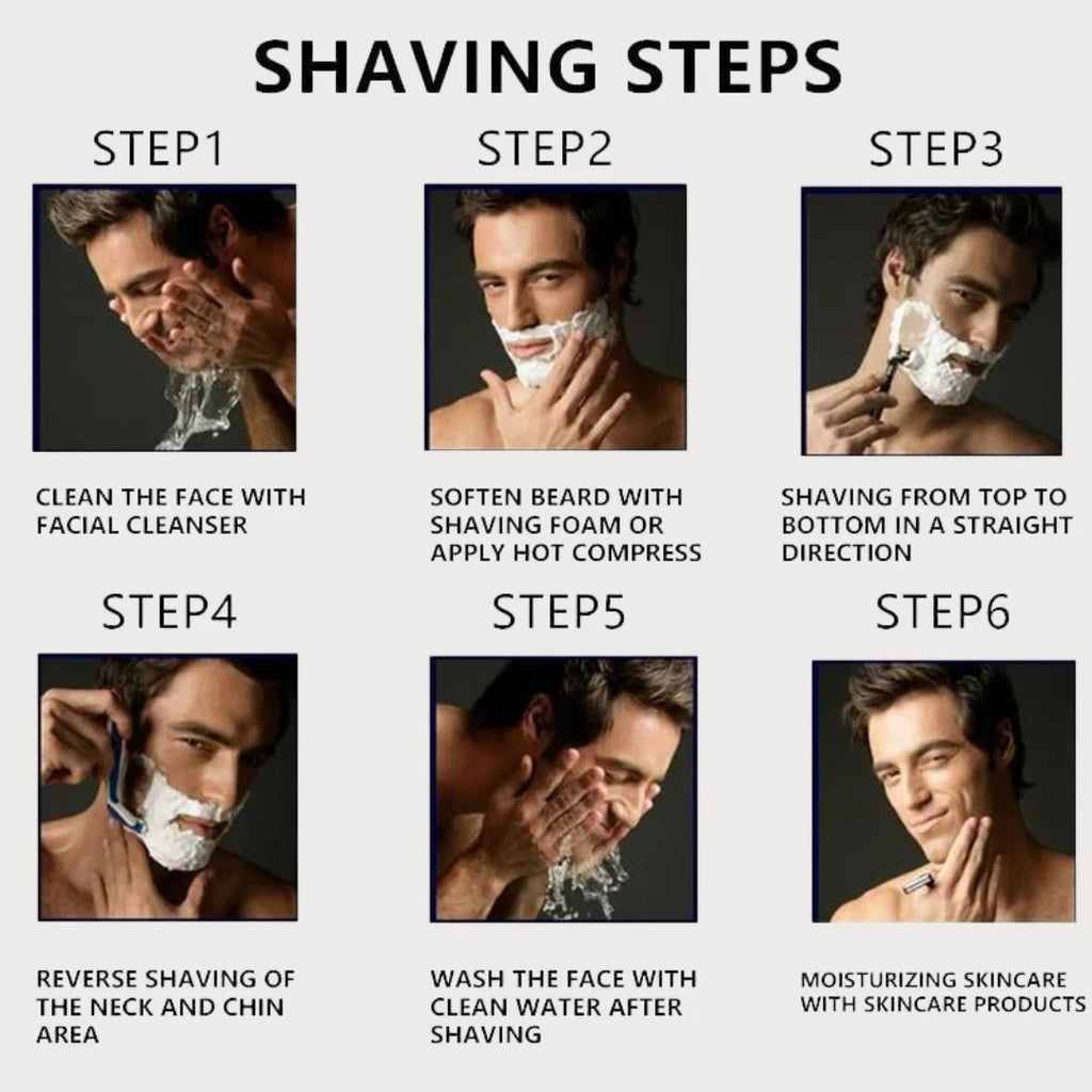 24pcs 6-Layer Men'S Shaver Blades