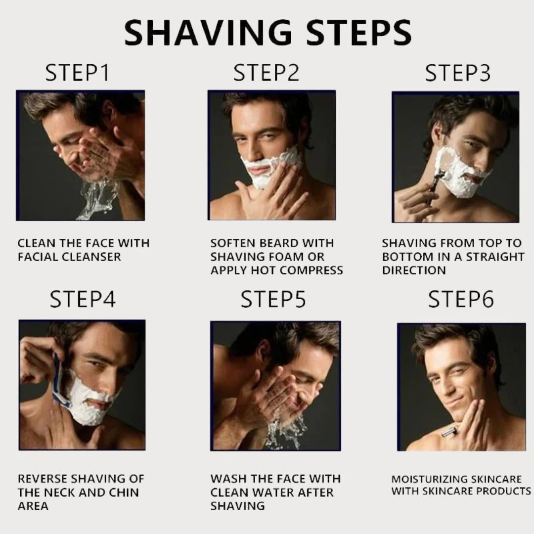 24pcs 6-Layer Men'S Shaver Blades