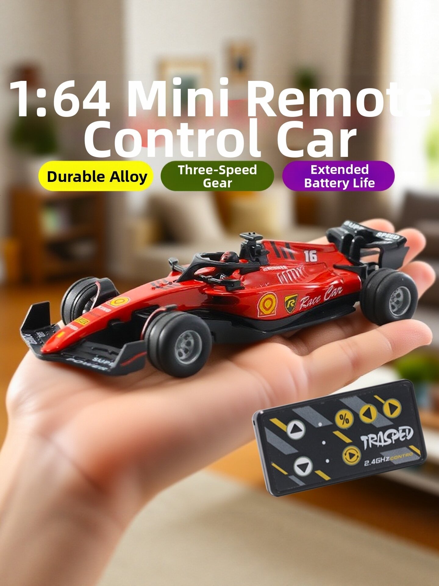 1/64 Scale RC F1 Car (2 F1 Cars)