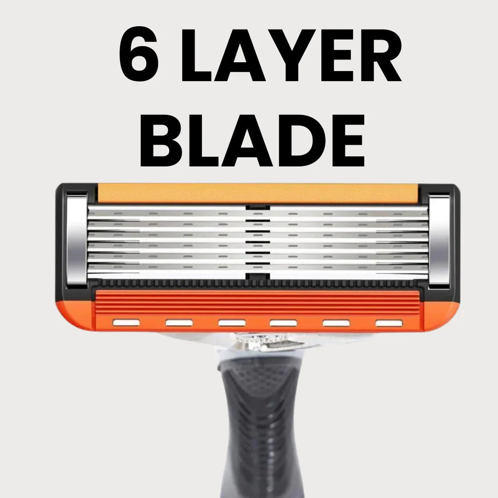 24pcs 6-Layer Men'S Shaver Blades