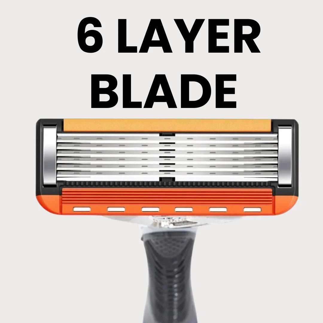 24pcs 6-Layer Men'S Shaver Blades