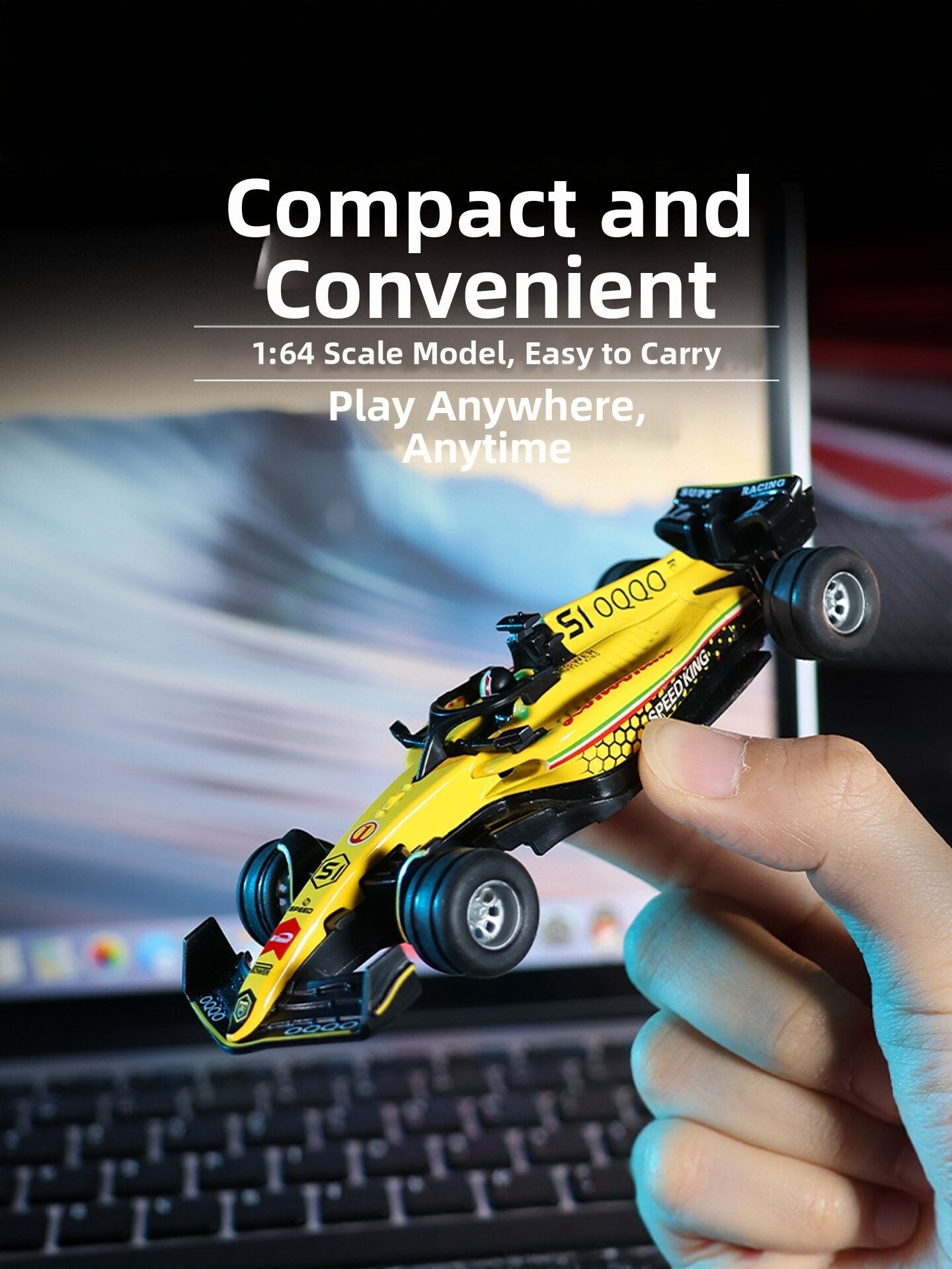 1/64 Scale RC F1 Car (2 F1 Cars)