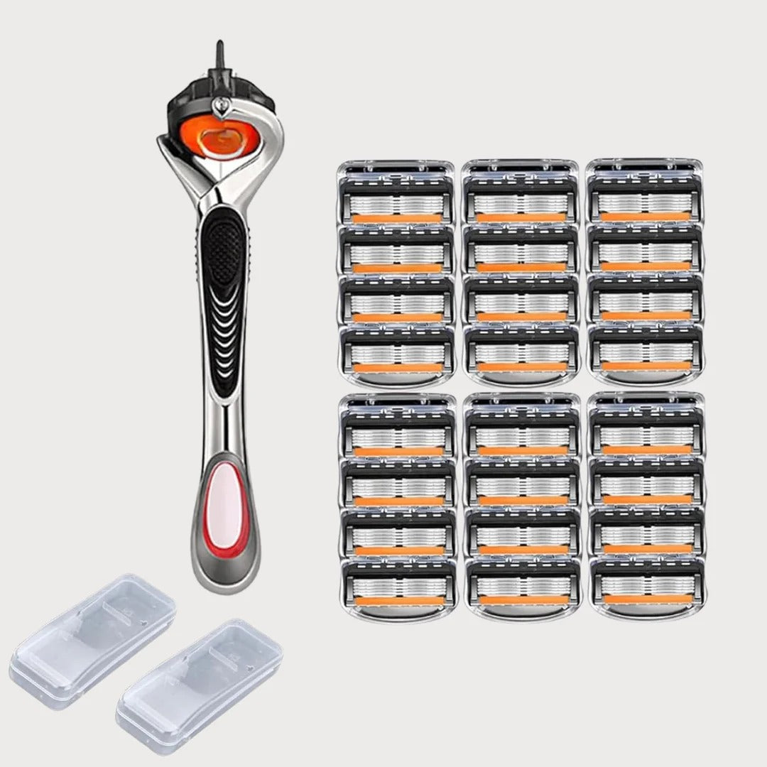 24pcs 6-Layer Men'S Shaver Blades